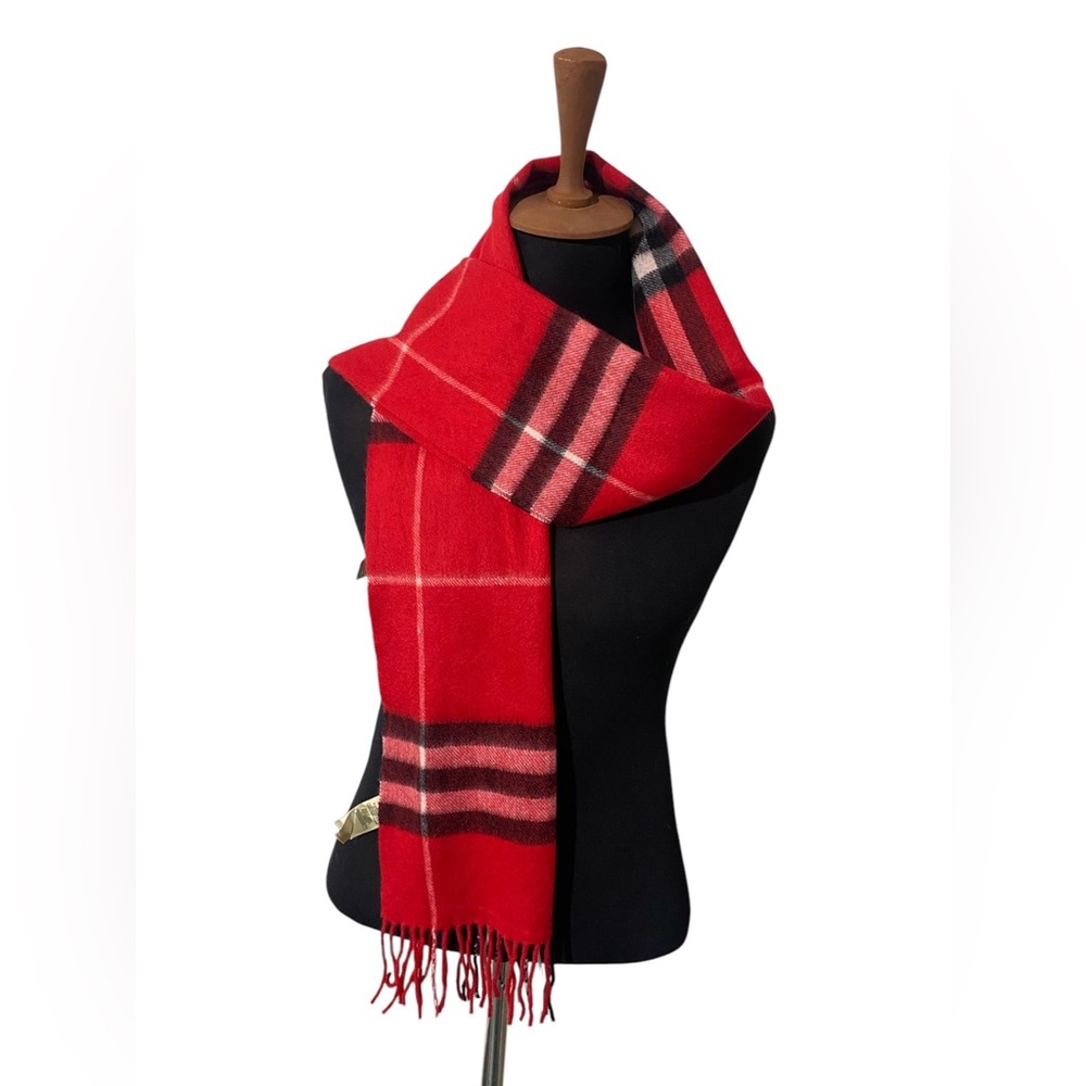 Burberry Check Cashmere Scarf